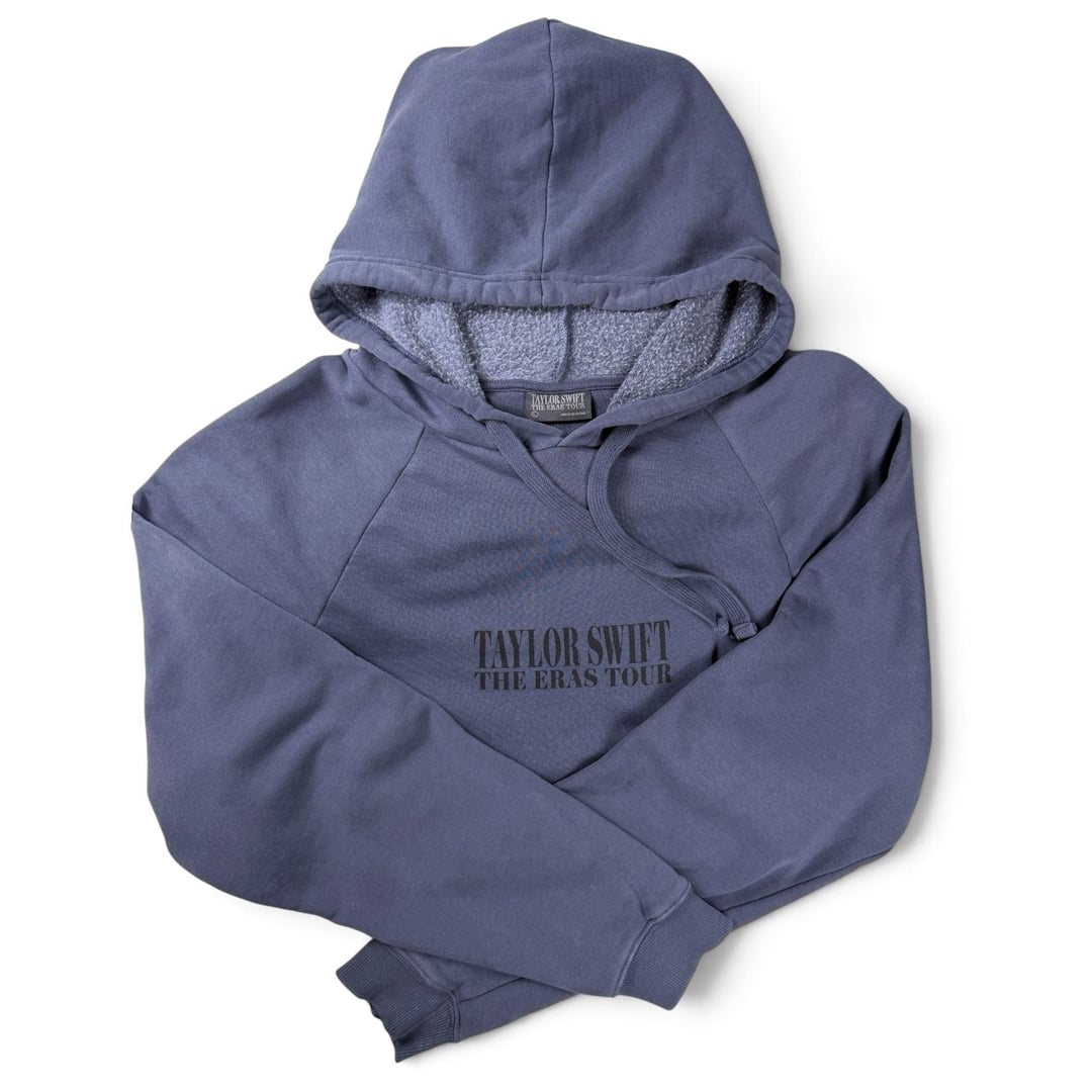 Taylor Swift The Eras Tour Hoodie Washed Blue Size L